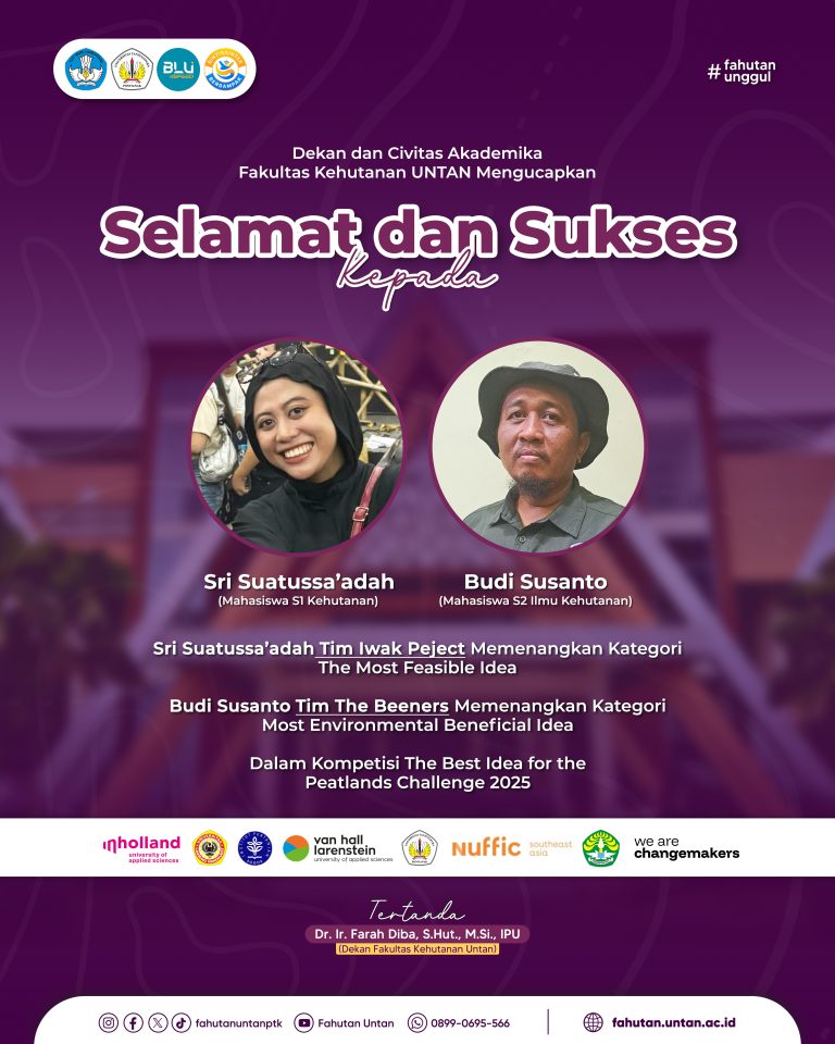 The Most Feasible Idea dan Most Environmental Beneficial Idea alam Kompetisi The Best Idea for the Peatlands Challenge 2025