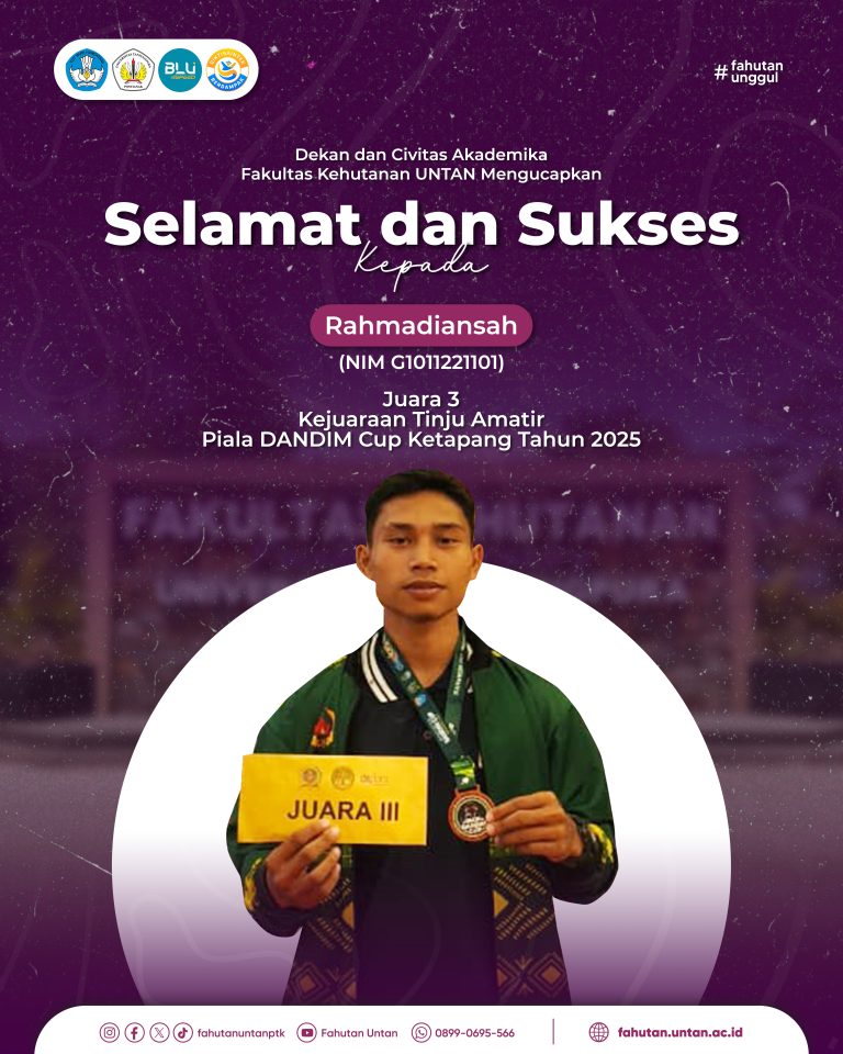 Juara 3 Kejuaraan Tinju Amatir Piala DANDIM Cup Ketapang