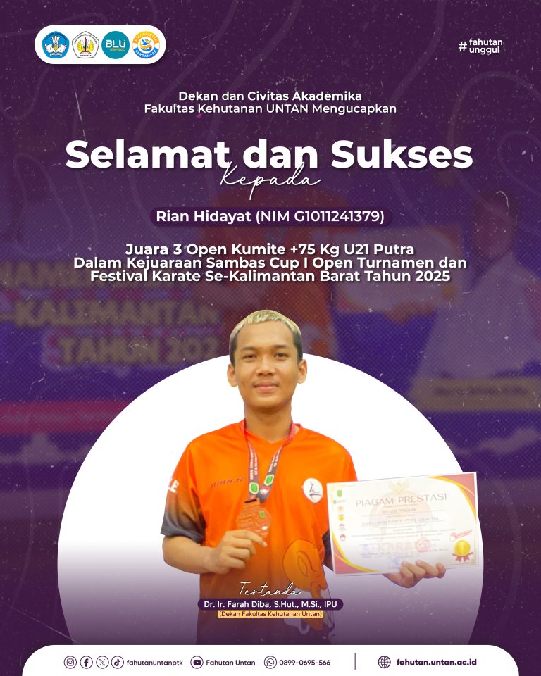 Juara 3 Open Kumite +75 Kg U21 Putra Dalam Kejuaraan Sambas Cup I Open Turnamen dan Festival Karate Se-Kalimantan Barat Tahun 2025