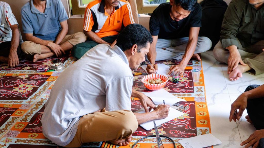 Penandatanganan FPIC Sosialisasi Agroforestri Fahutan UNTAN
