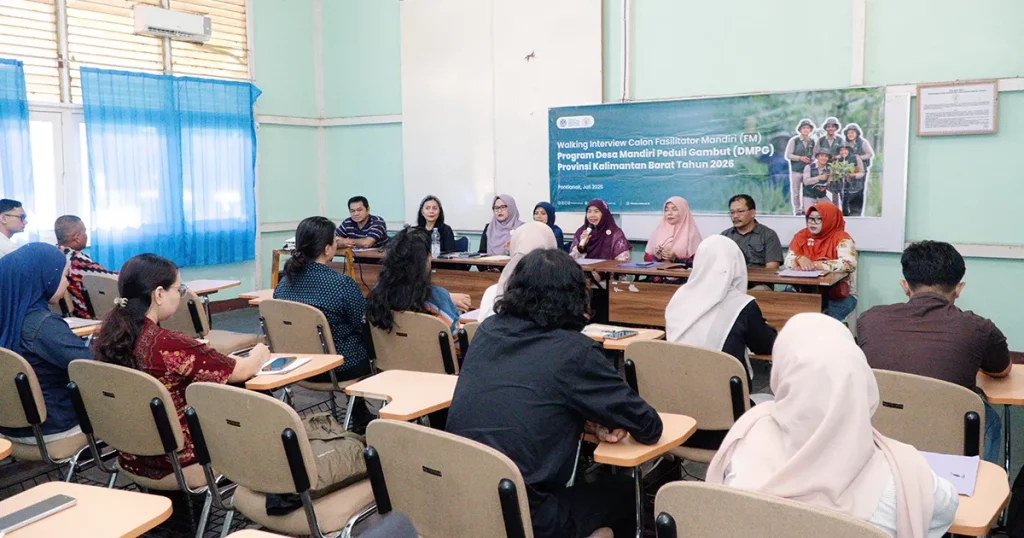 Dekan Fahutan UNTAN Dr Ir Farah Diba memberikan sambutan pembukaan seleksi wawancara FM DMPG 2026.