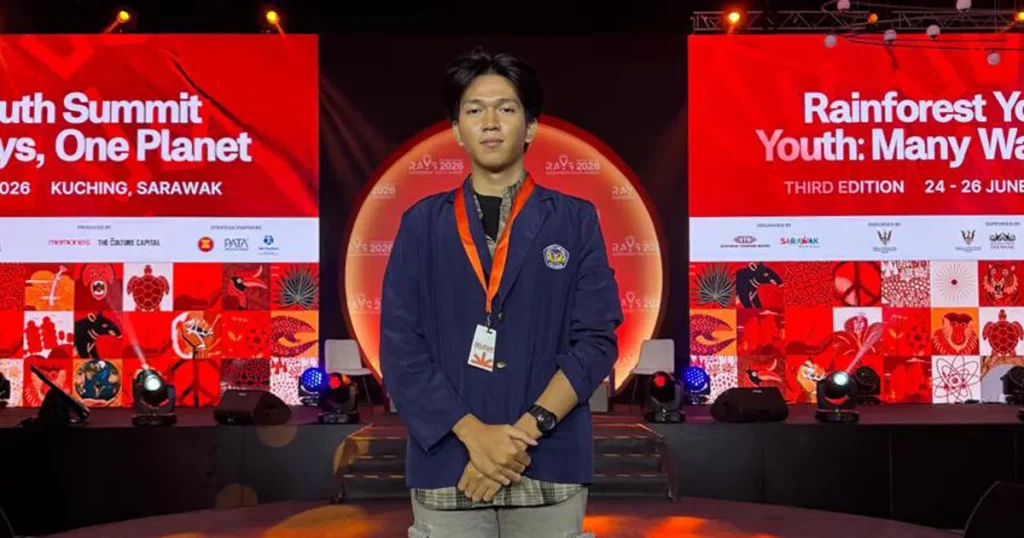 Fahmi mahasiswa Fahutan UNTAN penerima Grand Fellowship Accommodation RAYS 2026.