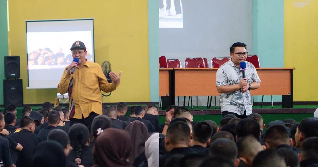 Pemaparan materi PDDikti BAK UNTAN dan perencanaan karir UPA Karir UNTAN pada PKKMB 2026.