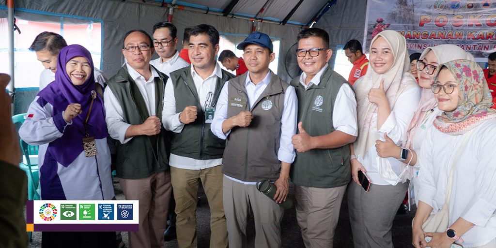 Foto bersama Menteri Kehutanan Republik Indonesia