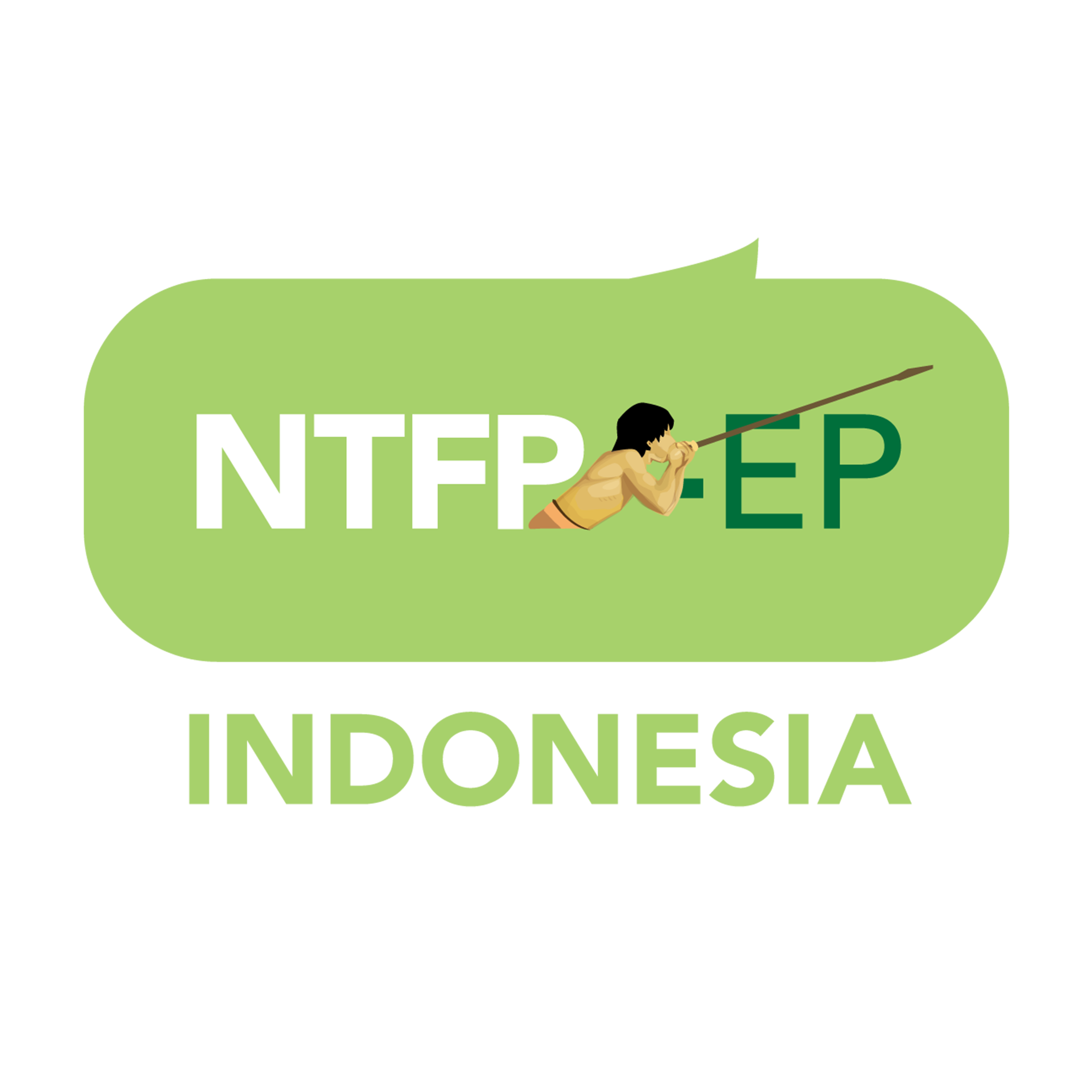Logo sementara untuk Yayasan Pengembangan Sumberdaya Hutan Indonesia (NTFP-EP)